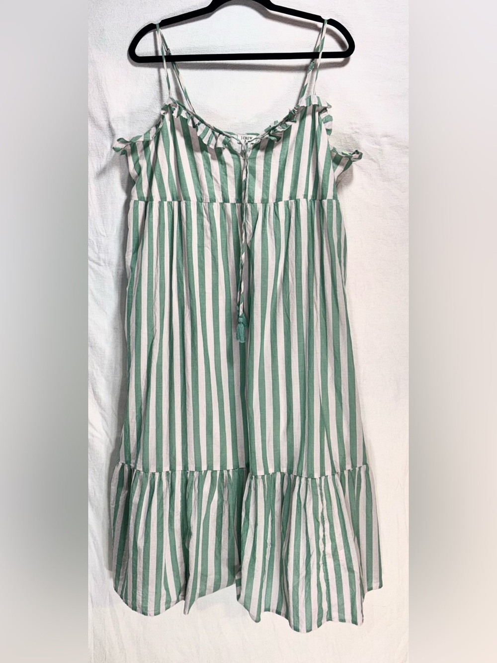J. Crew Ruffle Tiered Maxi Cover-Up Dress XL